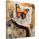 Immagine vintage di farfalla - Storia d'amore